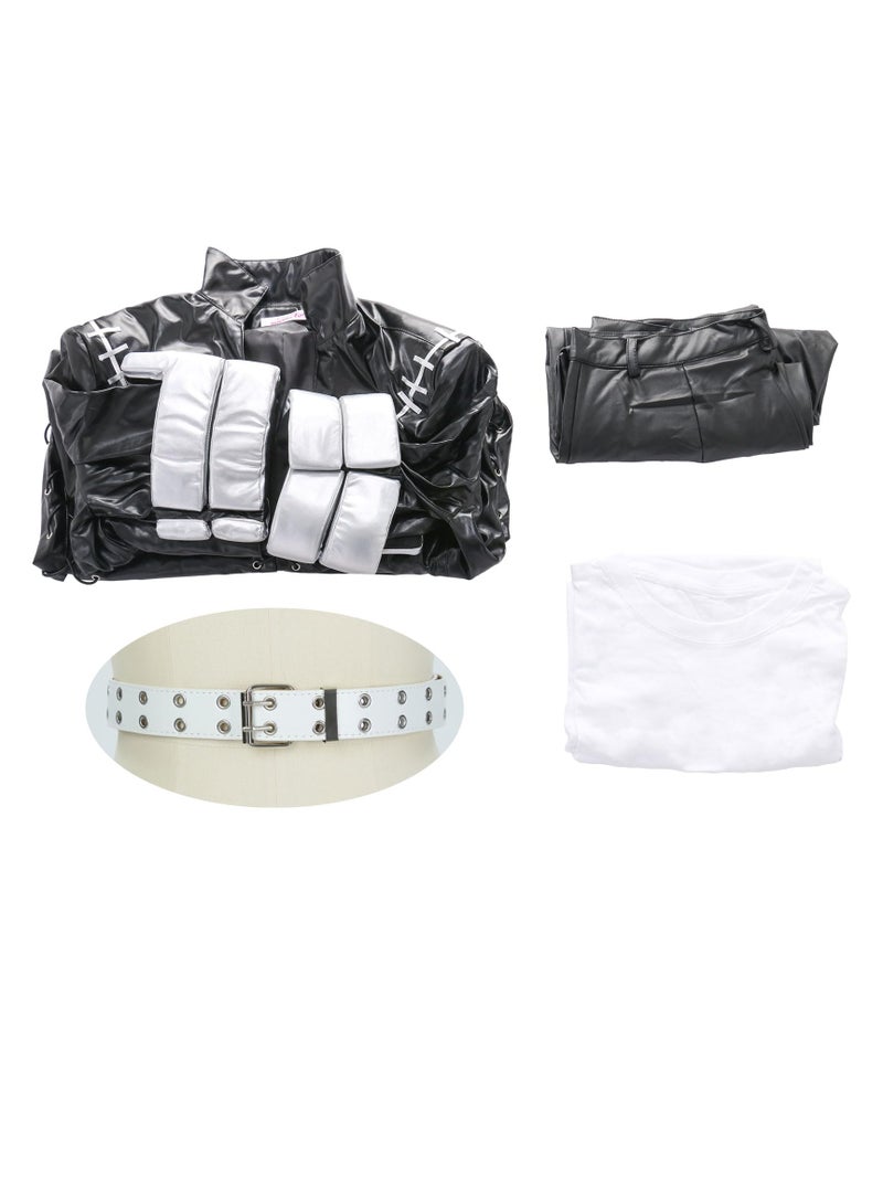 miccostumes Men's Costume Anime Hero Cosplay Full Set Jacket Shirt Pants Belt(L) - Image 5